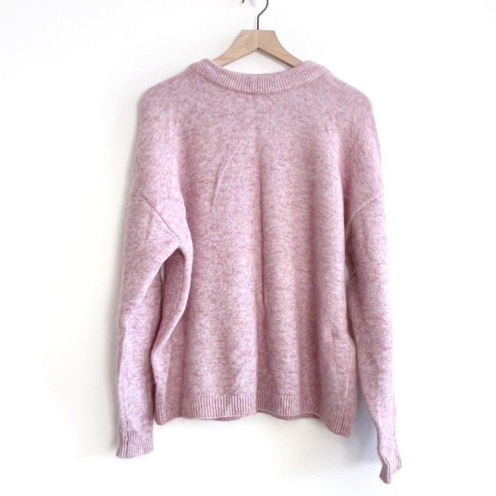 Soft Pink Women's Crewneck Sweater - Picture 2 of 12